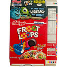 2001 Kellogg’s Froot Loops Cereal Box Monsters Inc Disney Pixar Promo Empty