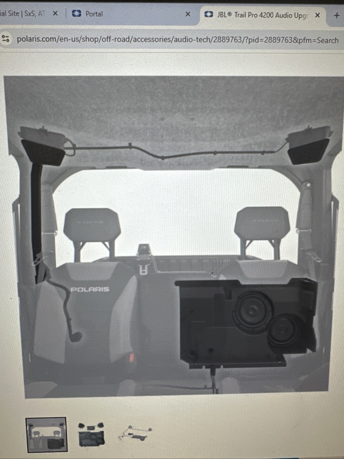 Polaris RANGER XD1500 / CREW JBL Trail Pro 4200 Audio Upgrade Kit 2889763