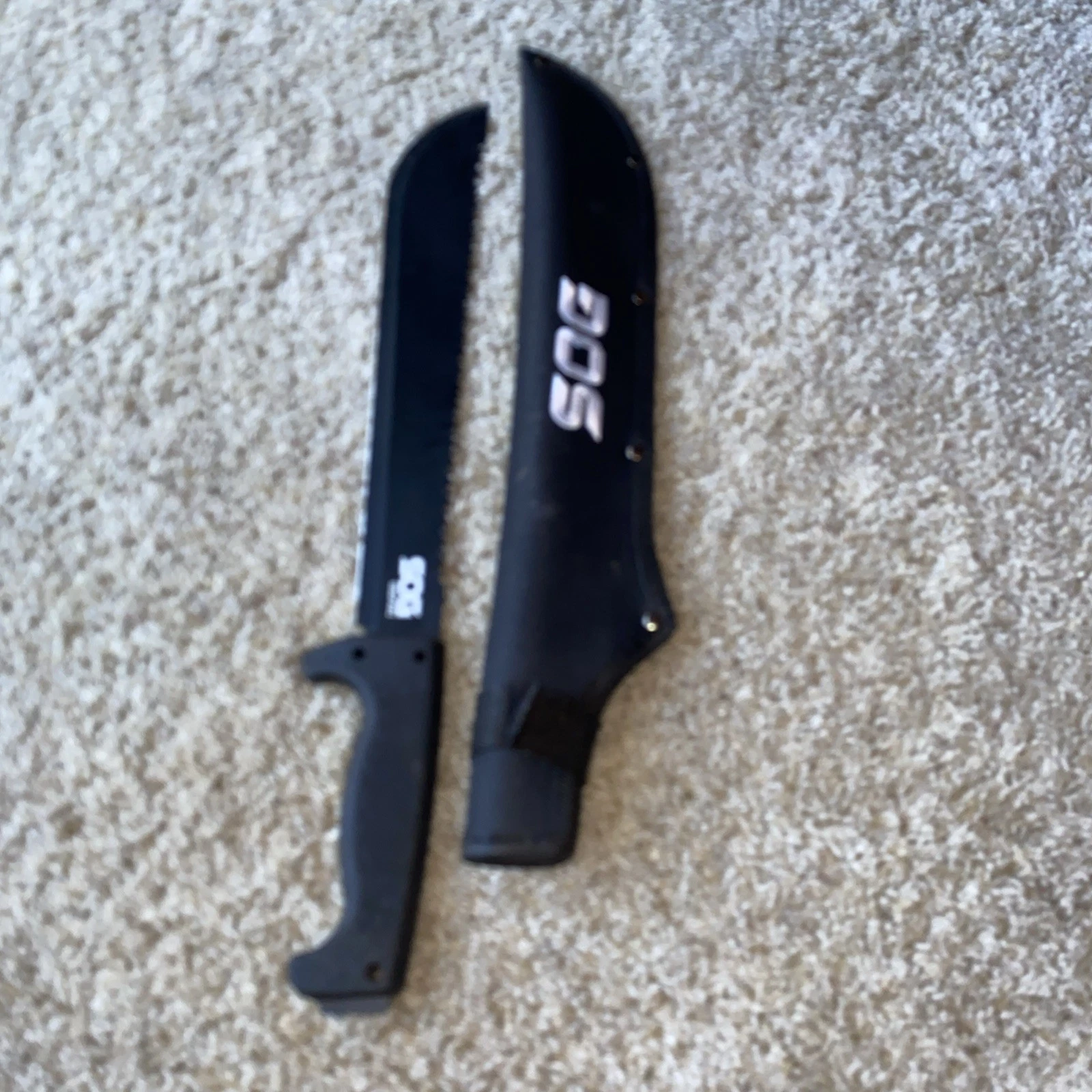 SOG SOGfari 10" Tanto Machete with Ballistic Nylon Sheath