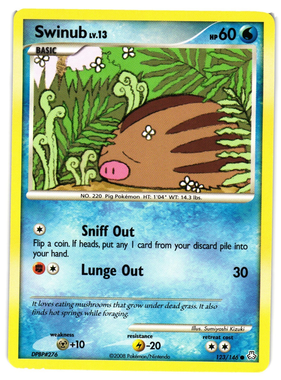 Pokemon TCG Swinub 123/146 Legends Awakened Regular VLP