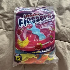 NEW Plackers Kids Flossers - Fruit Smoothie Swirl - Dual Grip (75 Ct)