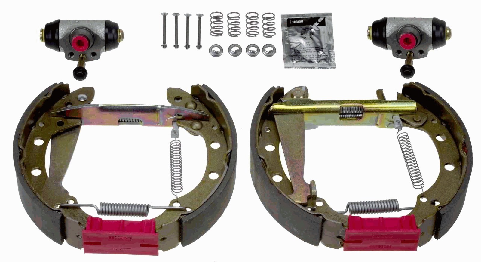 Rear TRW-OE GSK1463 Brake Shoe Set for SKODA