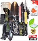 28PCS Survival Kit First Aid Emergency Gear Bug Out Bag Camping Set USA Made