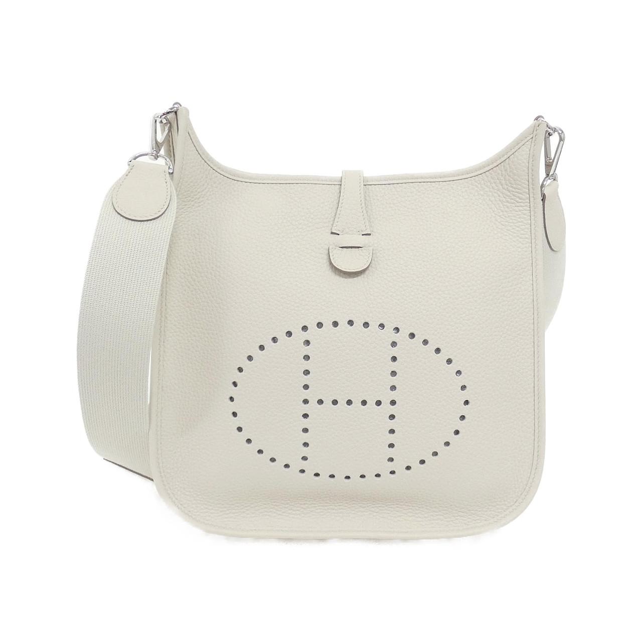 Authentic HERMES Evelyn 3 PM Shoulder Bag in Noir 056277CK