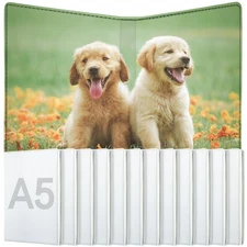 Colarr 12 Pcs Sublimation Journal Blank Notebooks Bulk A5 190 Pages Thick Fau...