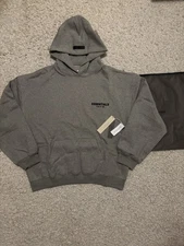 Size XL - Fear of God "Dark Grey Oatmeal" Essentials Hoodie