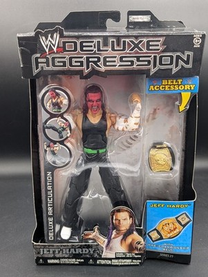 2009 WWE Jakks Deluxe Aggression Series 21 Jeff Hardy with Face