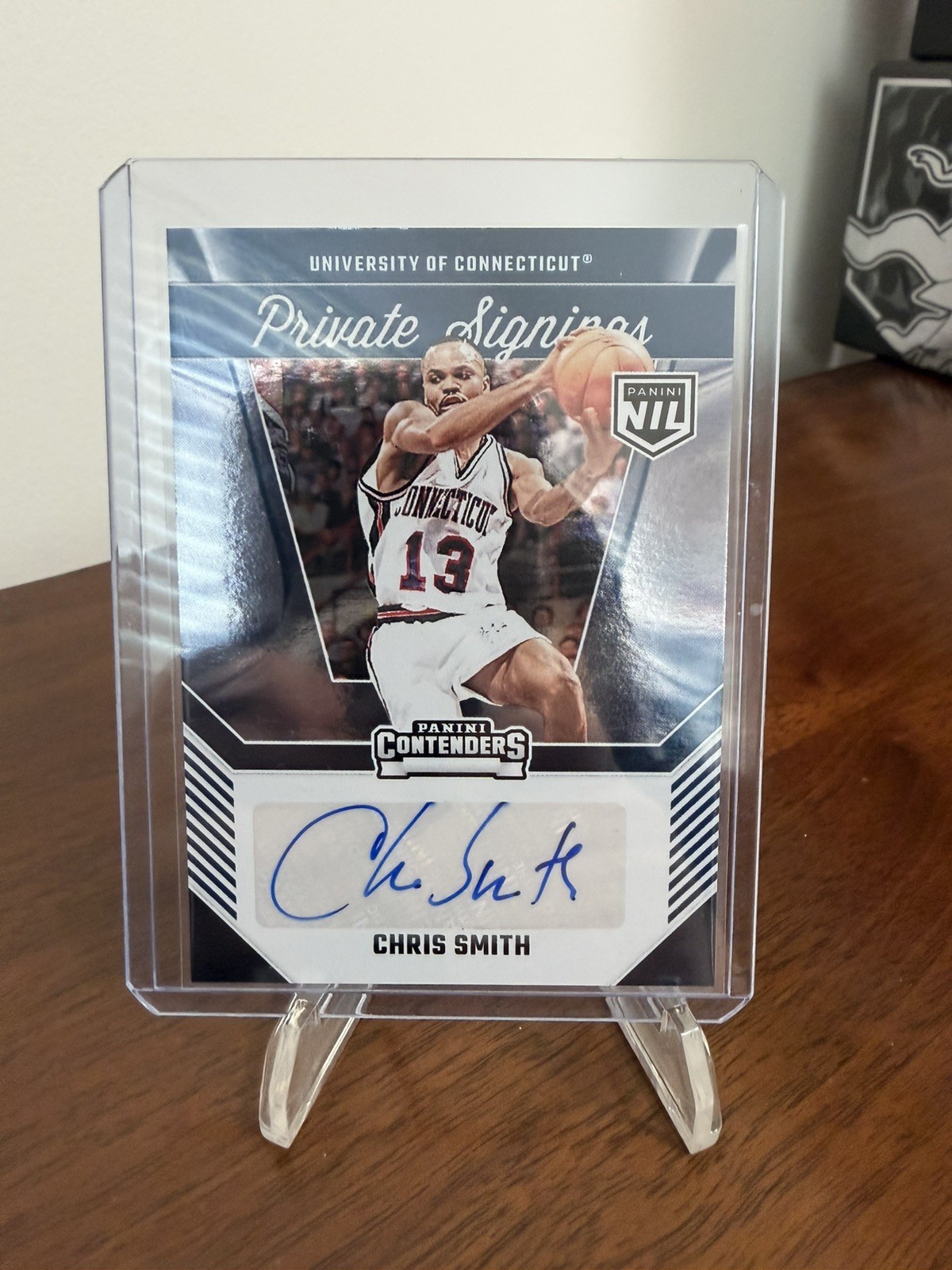 CHRIS SMITH #CS 2024-25 Panini NIL Private Signings AUTO UConn