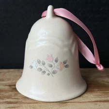 Pfaltzgraff Vintage Merry Christmas bell 1989