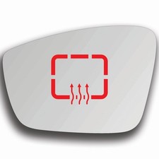 Spiegelglas Links Beheizbar f&uuml;r Skoda Citigo 2011 - 2020