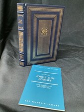 Excellent 1985 Franklin Library Jorge Luis Borges Ficcionee