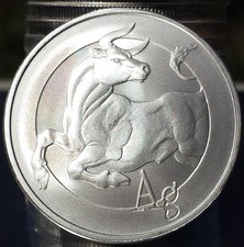1 oz Silver BULLion Round 2018 Silver Shield BU 85.00 per troy oz