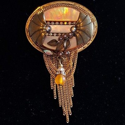 Marena Handarbeit Hand Made West Germany Brooch/Pendant