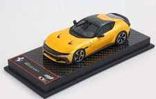 Ferrari 12Cylinder Coupe Yellow Tristrate 1:43 Carbon Base BBRC299HCF BBR
