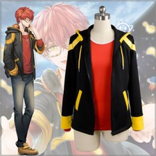 Anime Choi Hoodie T-shirt Coat Tops Cosplay Fit For Mystic Messenger 707 Luciel