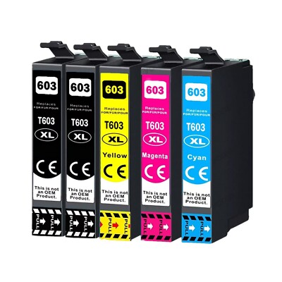 5Ink Cartridges For use in Epson XP-3155 XP-4155 XP-2155 XP-3150 WF ...