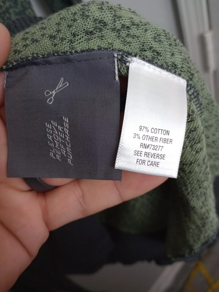 Suéter túnica Simply Vera Wang talla XL cuello redondo cáñamo alpino sueño  Foto 4 de 4