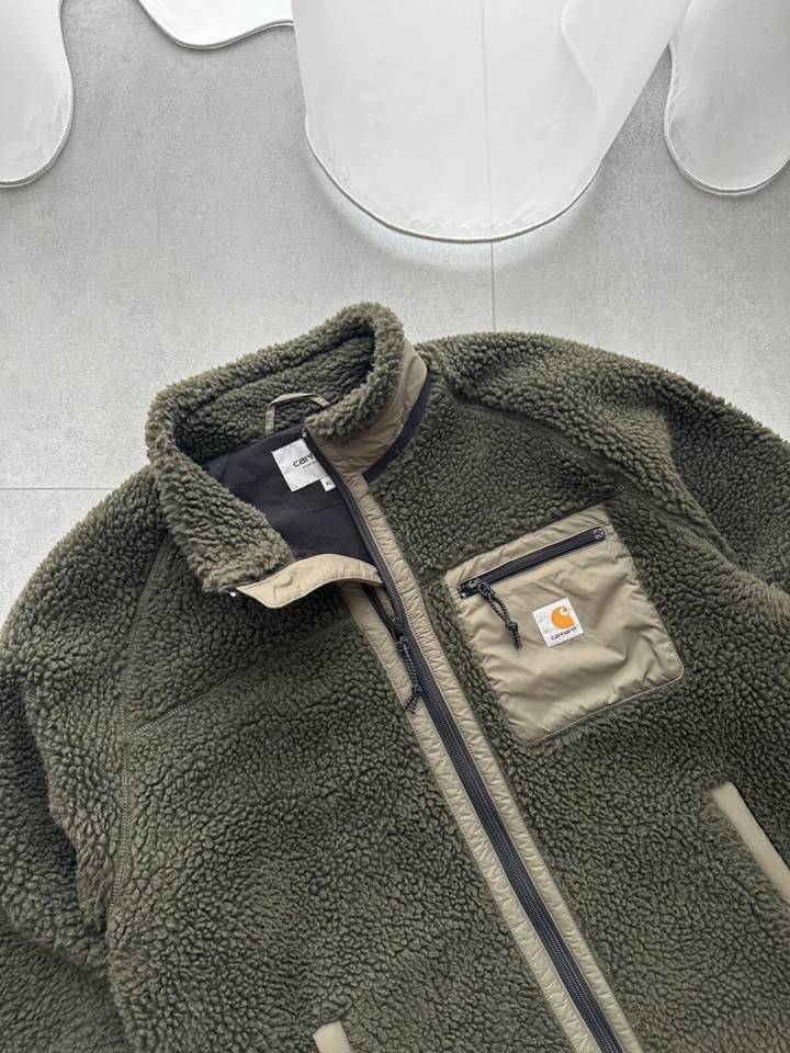 Men's CARHARTT WIP Prentis Liner Fleece Jacket RARE Size XL - Image 2 of 4