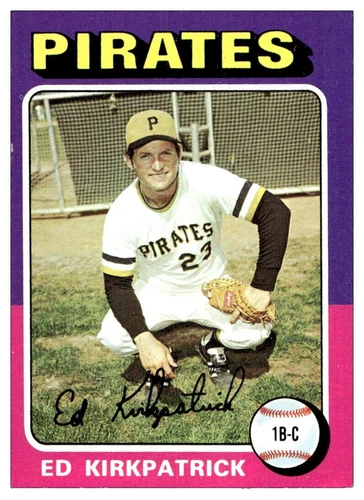 Topps Ed Kirkpatrick Baseball 1975 Season Sports Trading Cards & Accessories