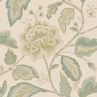 Maya Blumenmuster BläTtriger Trail Tapete Struktur Vinyl Botanisch Belgravia