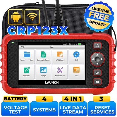 X431 CRP123X Scanner OBDII Automotive Scan Tools Four System Diagnosis Auto