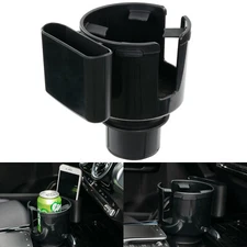 2In1 Adjustable Car Cup Holder Expander Adapter with Phone Holder&Mount Stand
