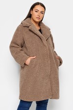 Evans Teddy Shearling Midi Jacket