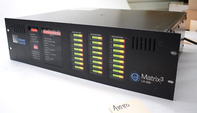 Meyer Sound LCS Matrix3 LX-300 Audio Engine Show Control System W/ 9 Modules