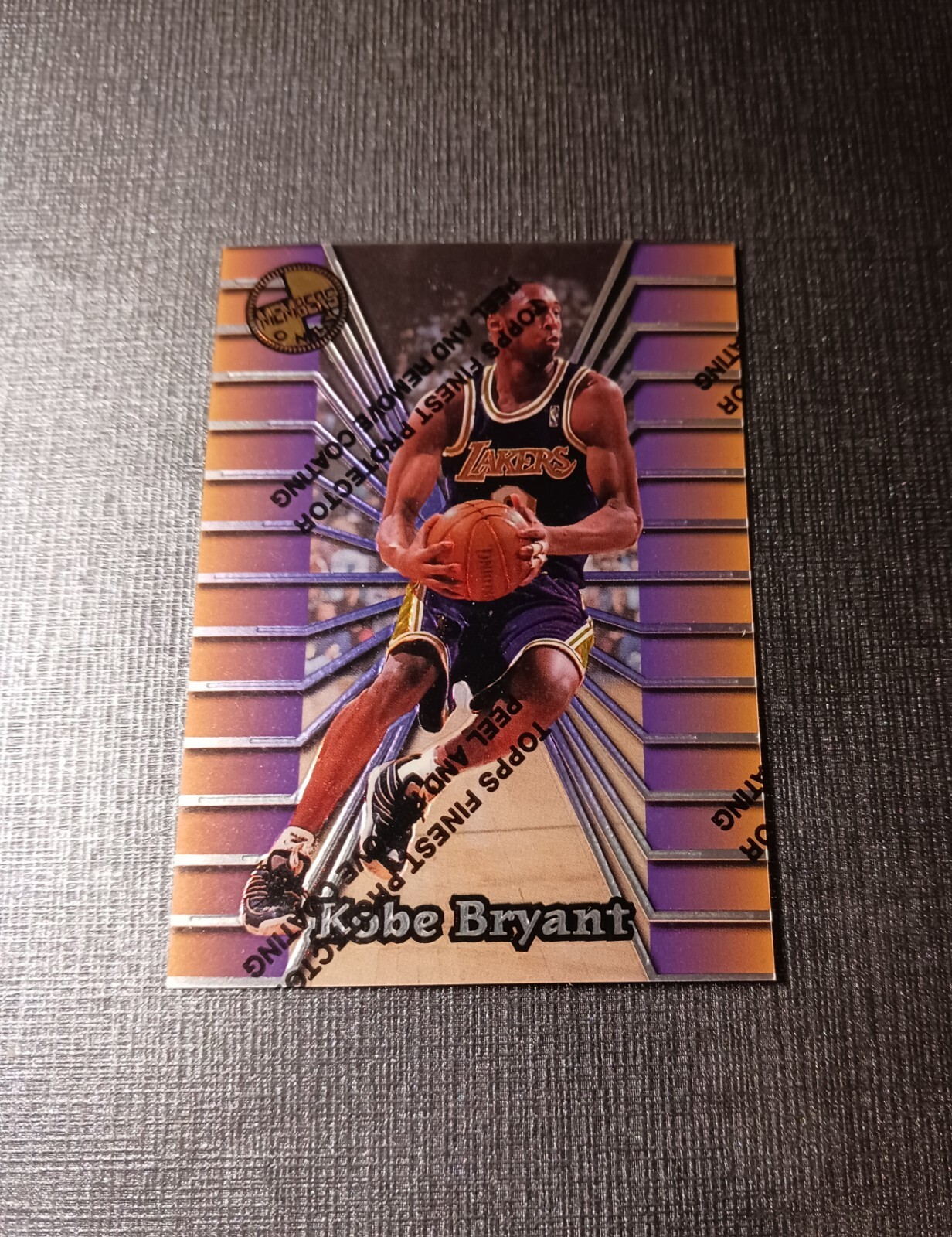 1996-97 KOBE BRYANT STADIUM CLUB MEMBERS ONLY 55 ROOKIE #52 WITH COATING 🔥🔥