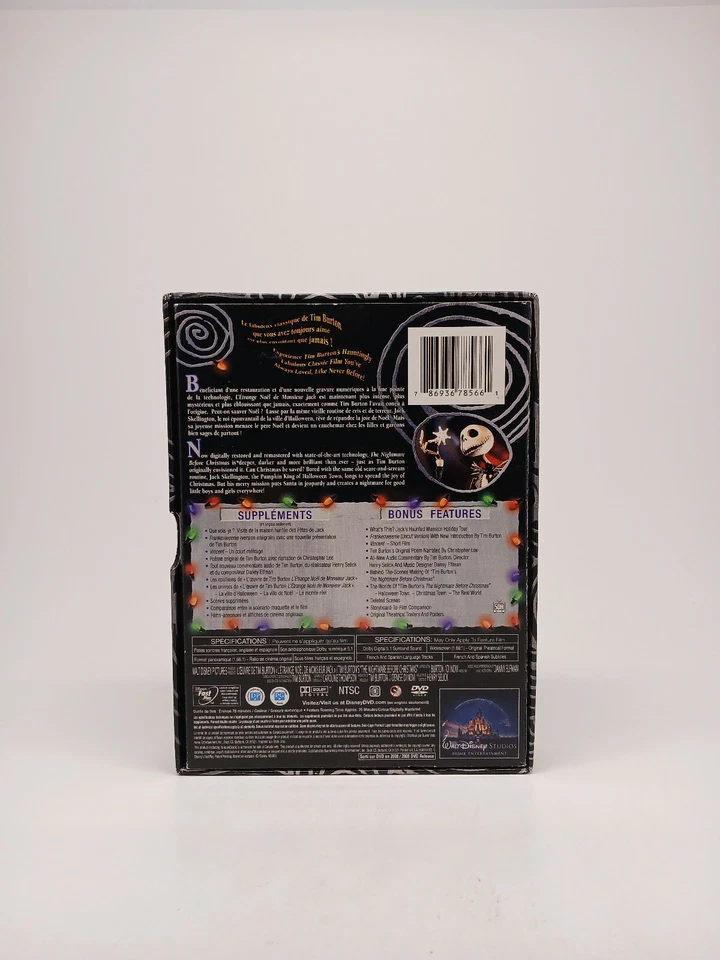 The Nightmare Before Christmas 2-Disc Collector's Edition (2008, DVD 2-Disc Set) - Image 2 of 4