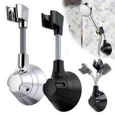 Shower Head Holder Self-adhesive Handheld Wall Mount Bathroom Bracket Adjustable