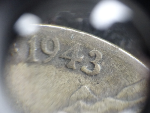 1943/2-P Jefferson War Nickel DDR FS 35% Silver US Mint Variety - 第 1/7 張圖片