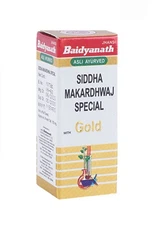 Baidyanath Siddha Makardhwaj Special Gold Boost Vitality Stamina 25 Tablets- FS