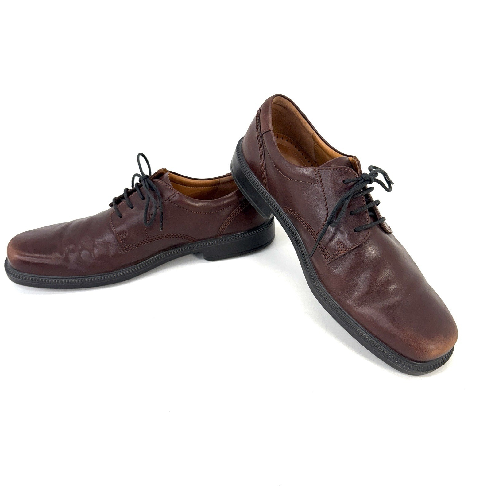 SAOLA Scarpe Oxford Uomo Ecco Arlanda Punta Tinta Unita 34764 Marrone Taglia EU 45 US 11 5
