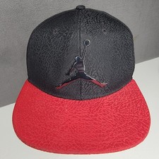 Chicago Bulls Hat Cap Snap Back Youth Black Red NBA Basketball Michael Jordan