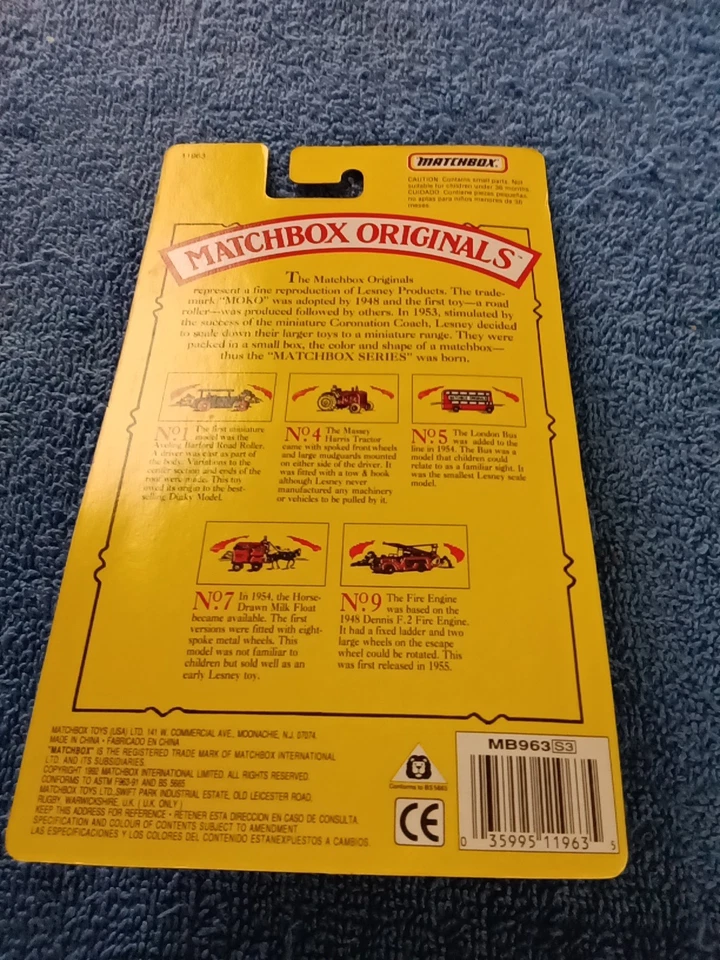 Matchbox Originals Authentic Recreations No. 9 1948 Dennis F.2 Fire Engine - Image 4 of 4