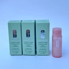 3 x Clinique Moisture Surge Hydrating Lotion All skin types Mini 0.24 oz each