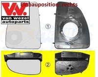 VAN Wezel 1747833 Spiegelglas FüR AußEnspiegel Links