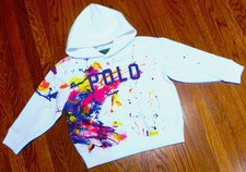 POLO RALPH LAUREN AUTHENTIC GIRLS BRAND NEW ORIGINAL HOODED SWEATSHIRT Sz 6, NWT