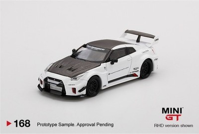 MINI GT #168 LB-Silhouette WORKS GT NISSAN 35GT-RR Ver.1 White Open Box
