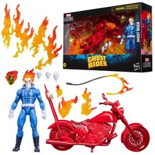 Ghost Rider Marvel Legends Johnny Blaze 6-Inch Action Figure with Motorcycle