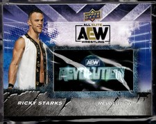 RICKY STARKS (Saints) 2024 Upper Deck AEW MANUFACTURED PATCH EVOLUTION