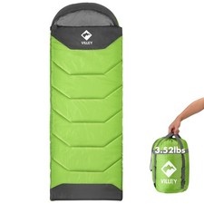 Camping Sleeping Bag for Adults Boys and Girls, 3 Season Warm  Cool Weather ...