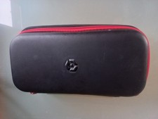 Nintendo Switch GIOTECK Gaming Padded Zip Up Protective Carry Case (Red & Black)