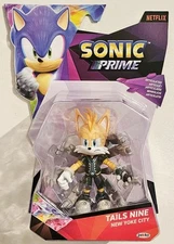 NETFLIX SONIC PRIME TAILS NINE NEW YOKE CITY 5" FIGURE BRAND NEW FAST SHIPPING