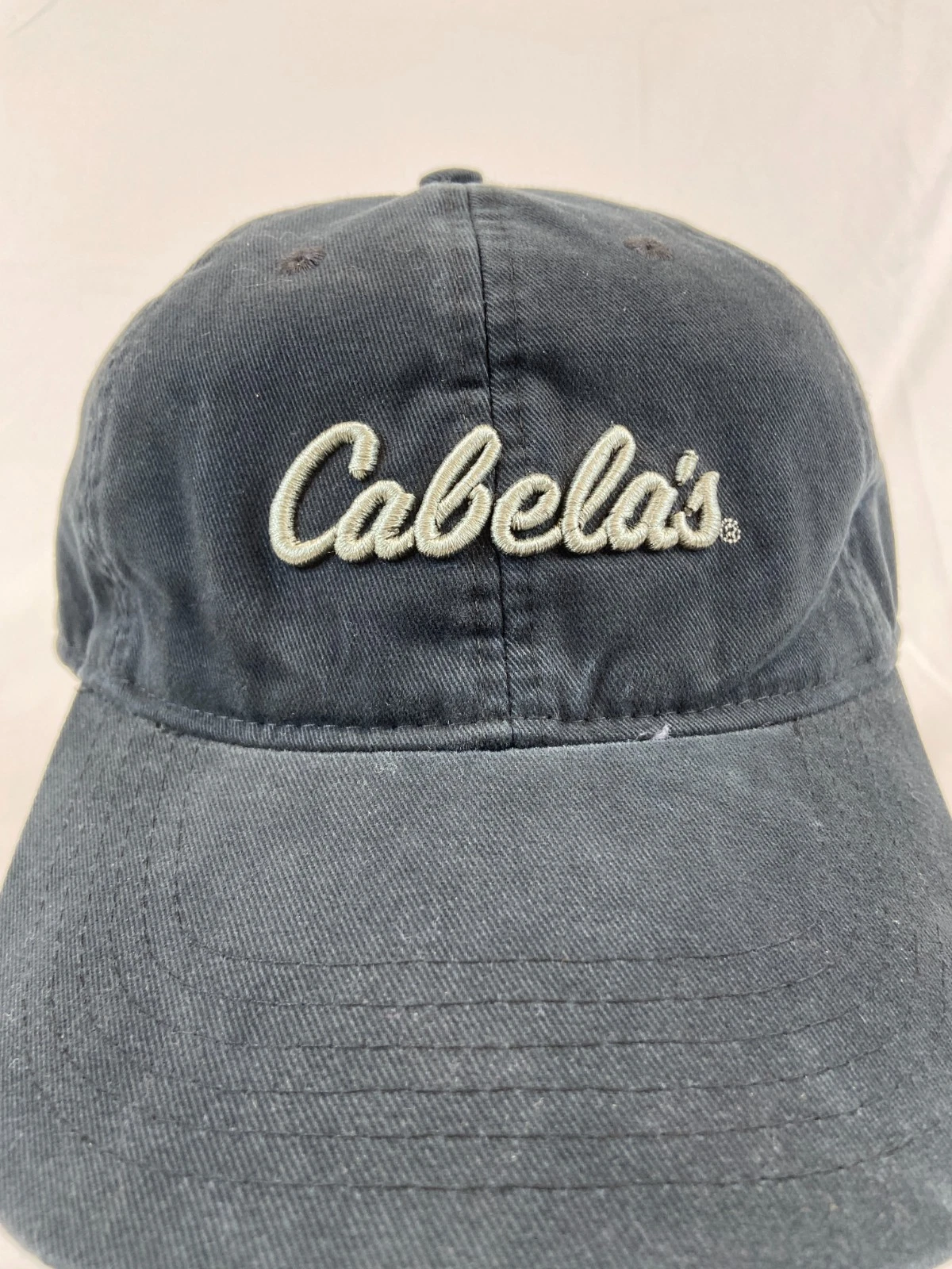 Cabelas Baseball Cap Strapback Hat Outdoor Sportsman Gear Outfitters Gray Casual