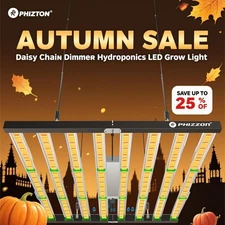 1000W Grow Light for Cannabis Flowering 2000µmol/s PPFD Commercial Use