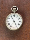 Vintage Antique Railways Regulator Pocket Watch Looks Like Omega movement