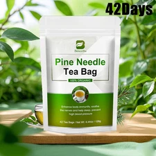 Pine Needle Tea, Organic Wild Harvest Pinus sylvestris Suramin Shikimic Acid