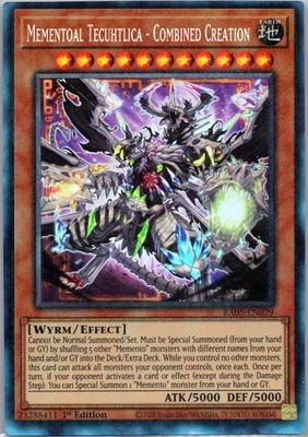 Mementoal Tecuhtlica - Combined Creation Collector's Rare RA05-EN029 NM